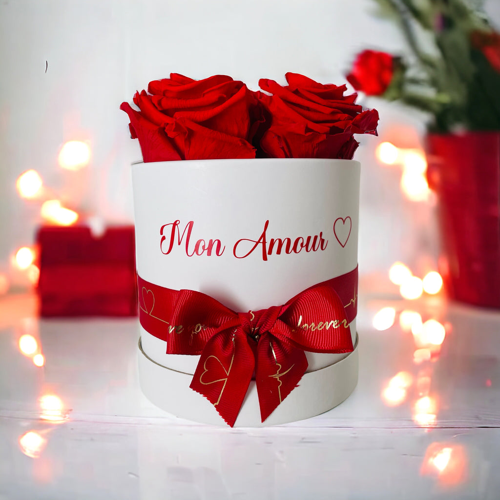 Box de roses "Mon Amour"