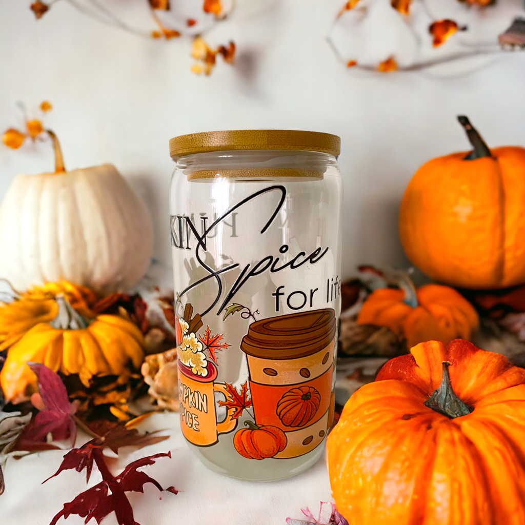 Verre Mug Canette "Pumkin Spice" - 16 oz