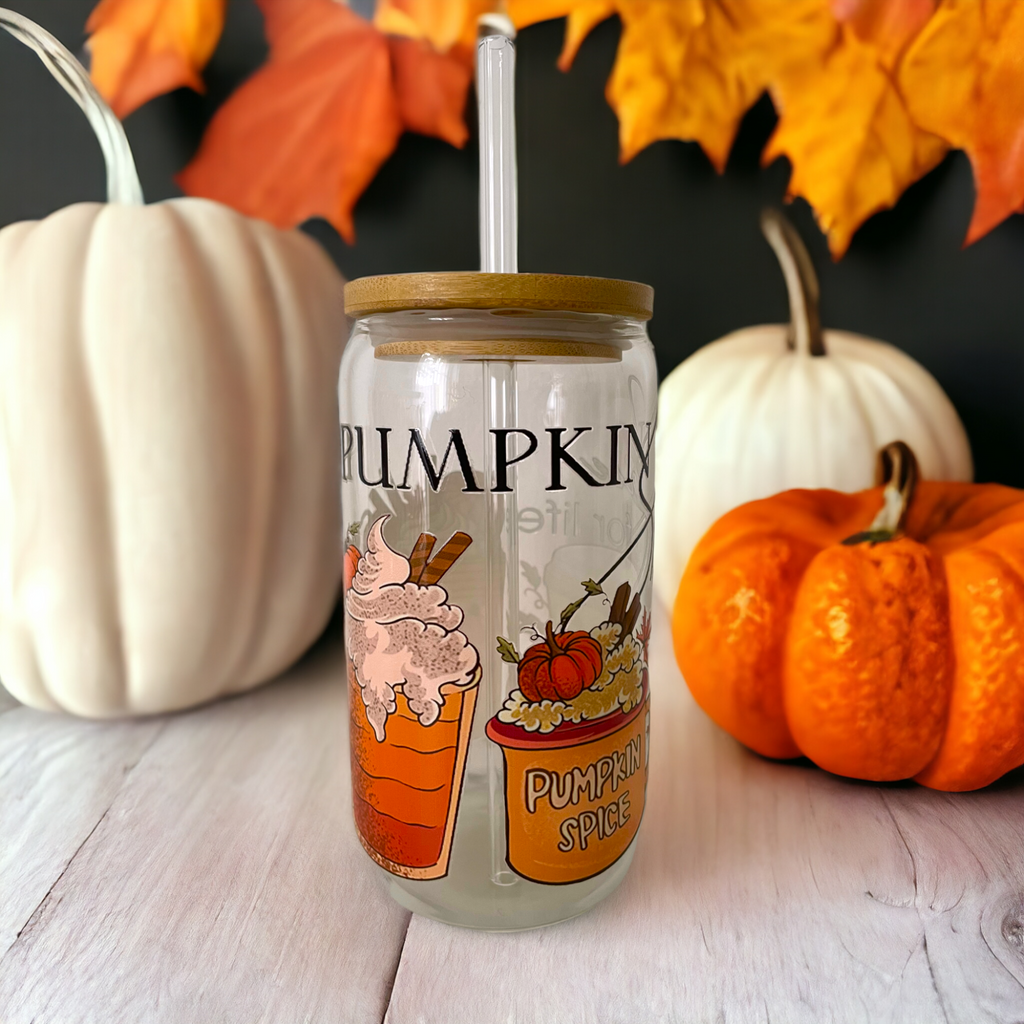 Verre Mug Canette "Pumkin Spice" - 16 oz