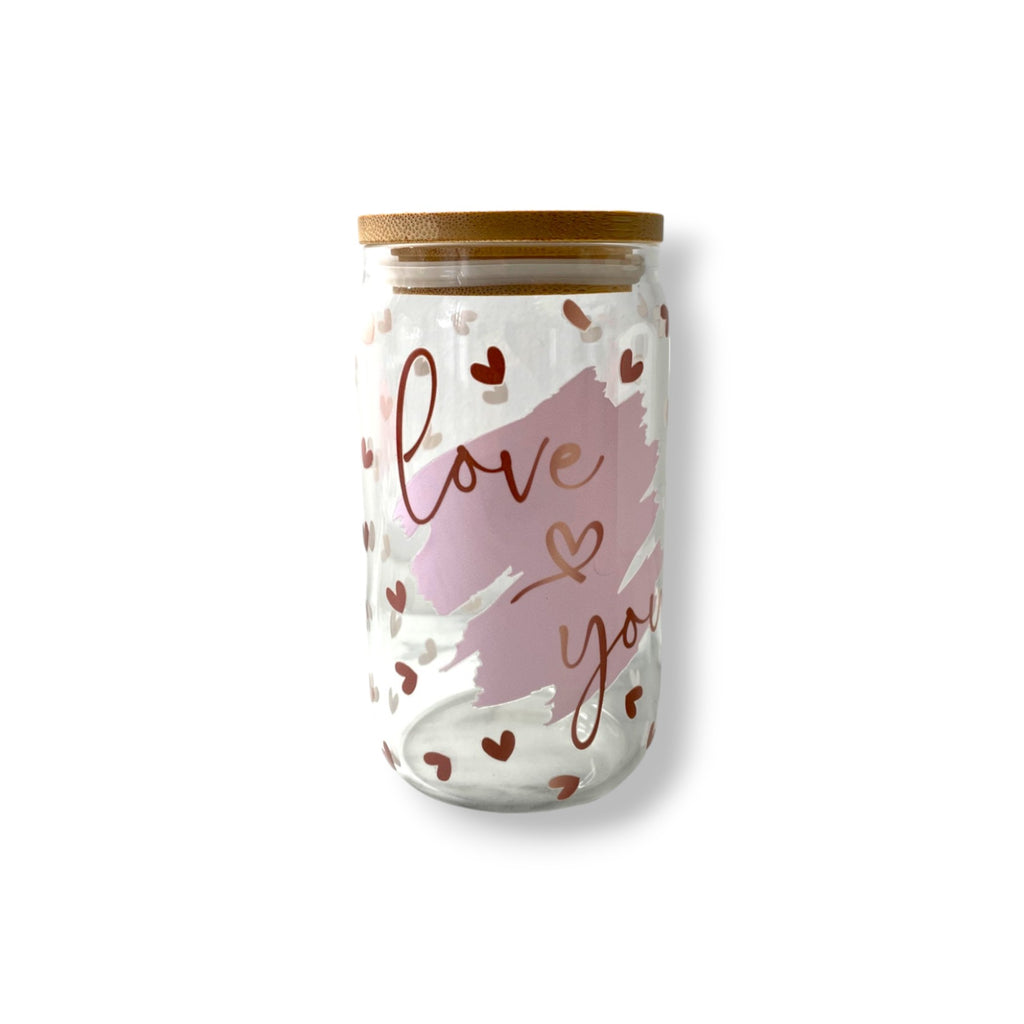 Verre Canette "Love You" - 13 oz