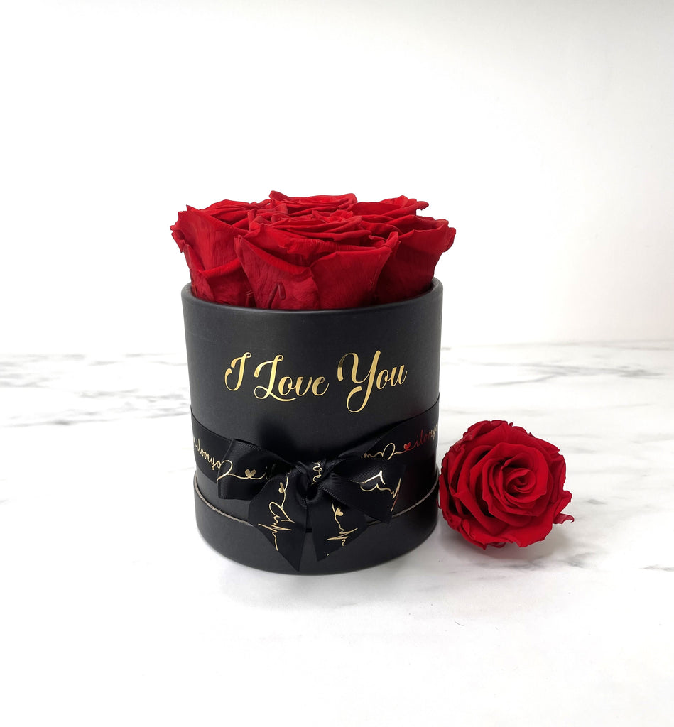 Box de roses "I Love You"