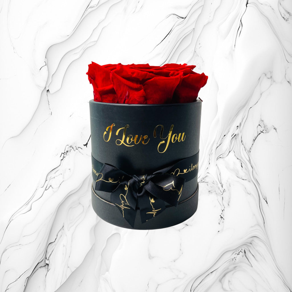 Box de roses "I Love You"