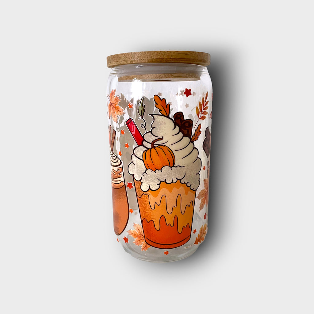 Verre Mug Canette "Autumn Vibes" - 16 oz