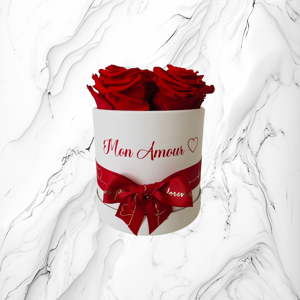 Box de roses "Mon Amour"