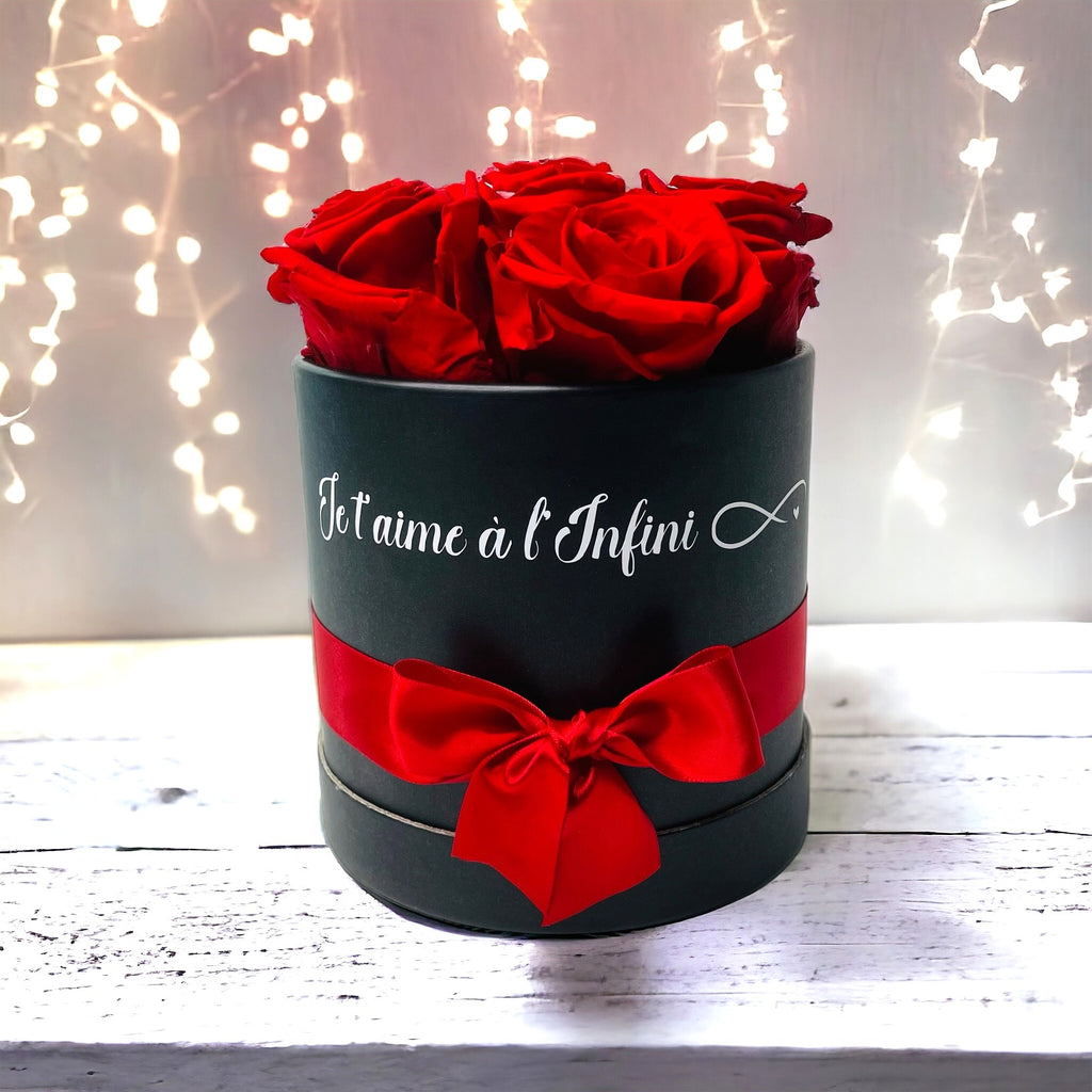 Box de roses " Je t'aime à l'Infini "