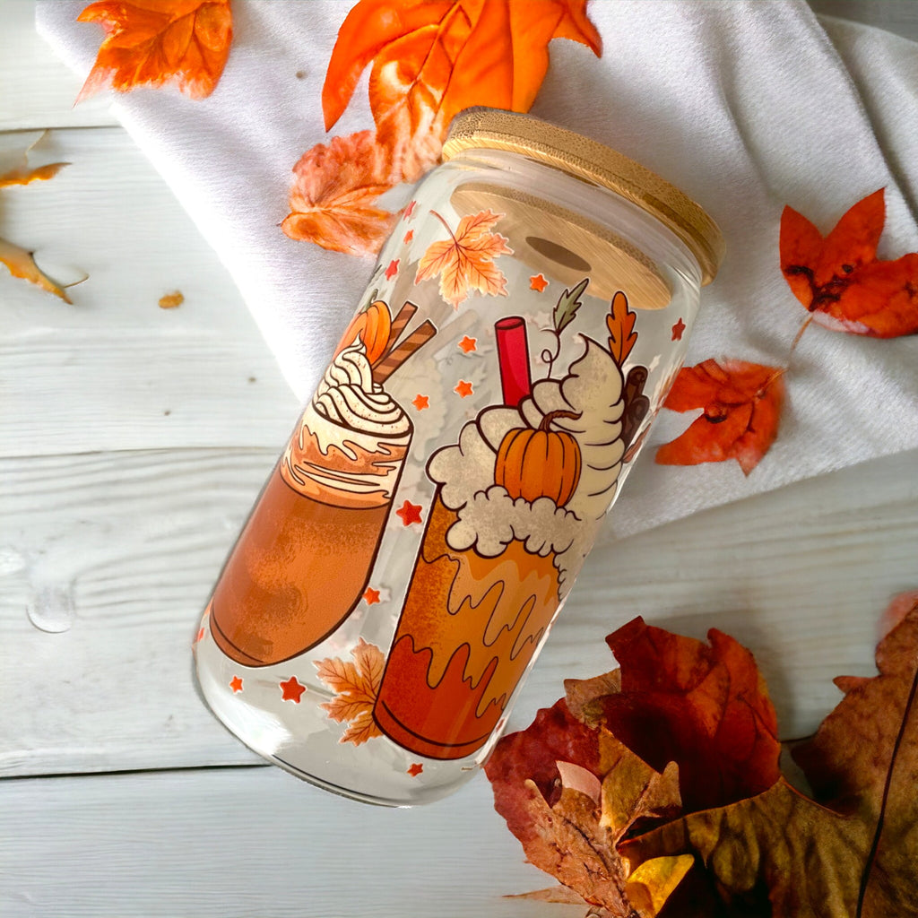 Verre Mug Canette "Autumn Vibes" - 16 oz