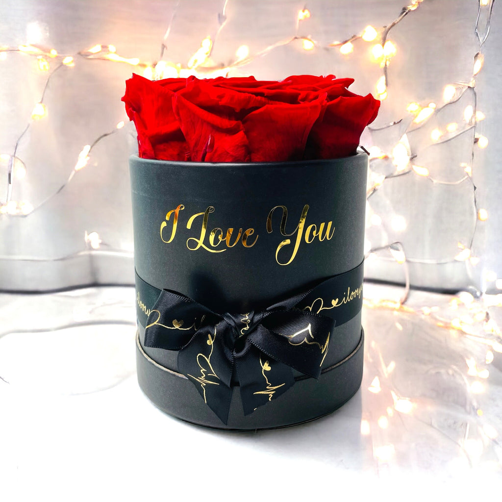 Box de roses "I Love You"