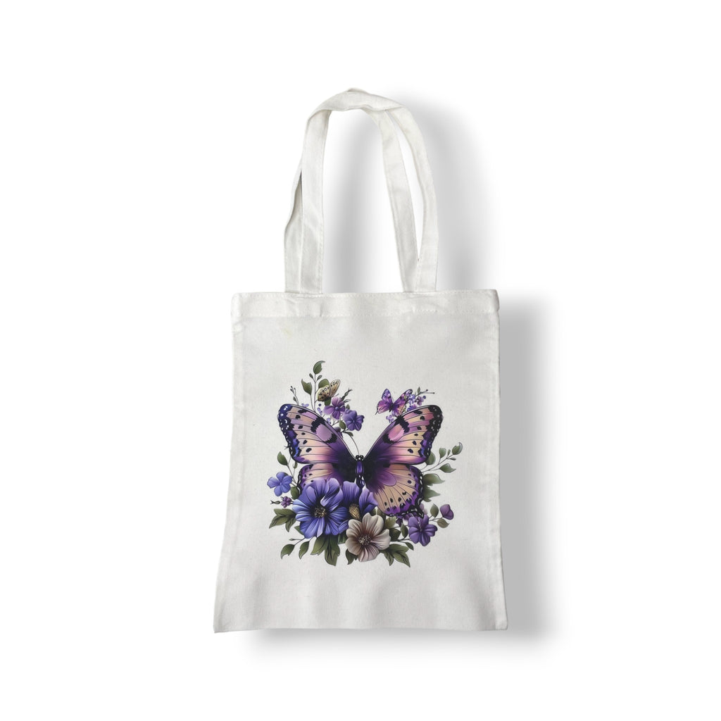 Tote bag "Papillon Violet"