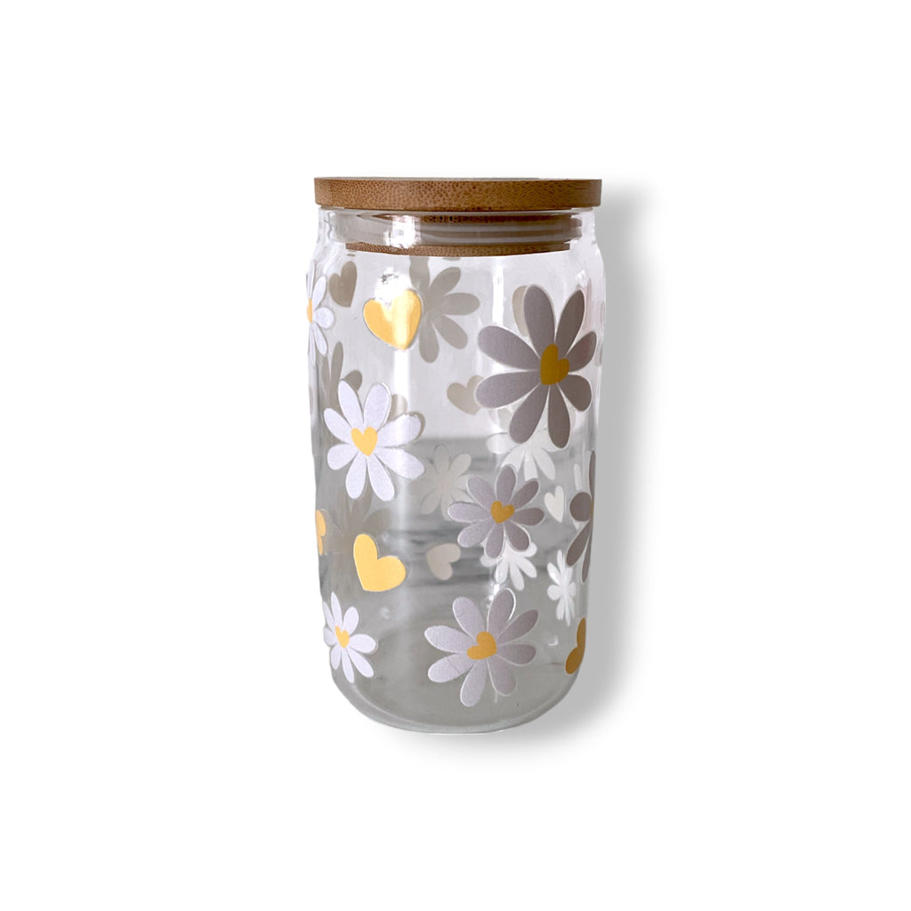 Verre Canette "Flowers Summer" 13 oz