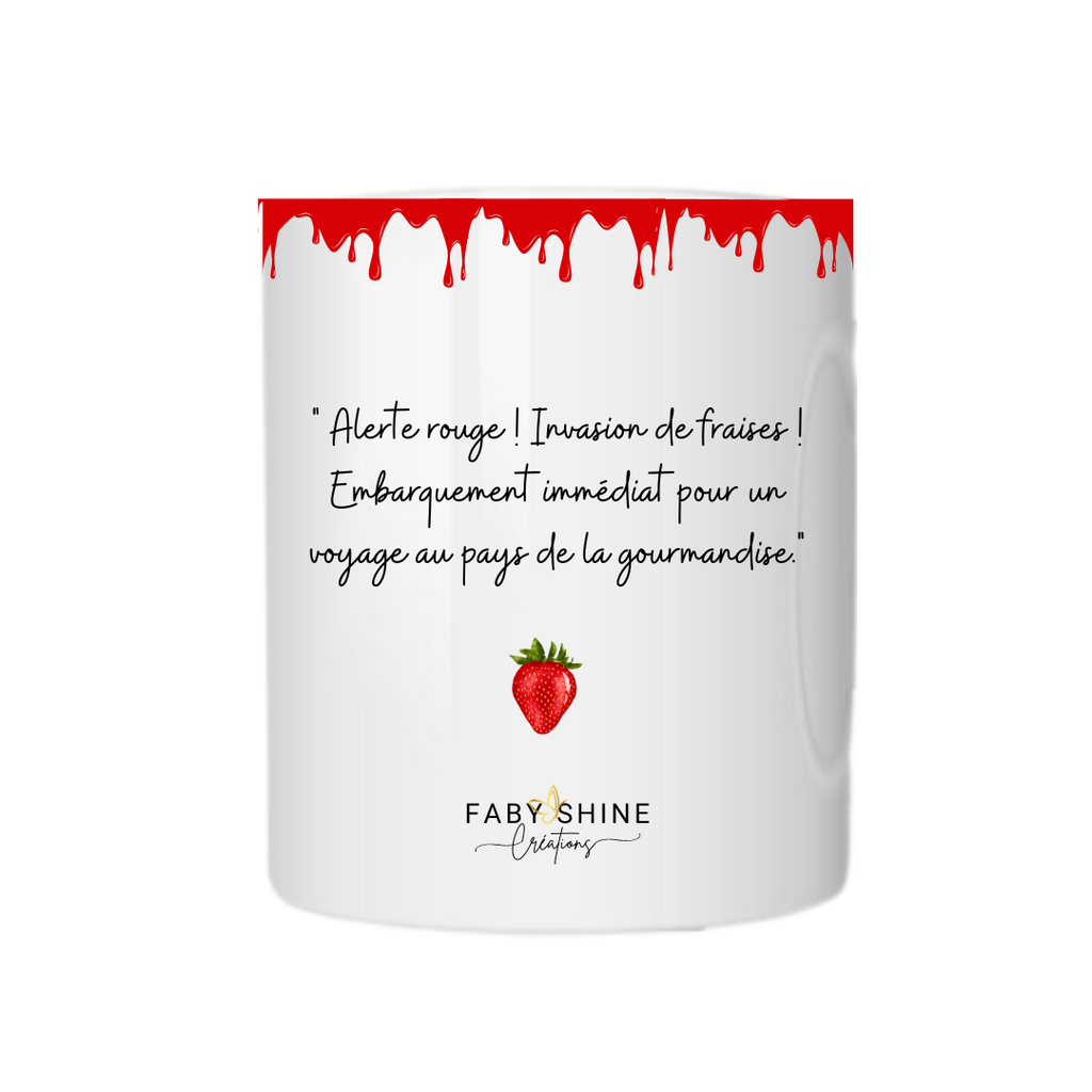 Mug "Fraises et Gourmandises"