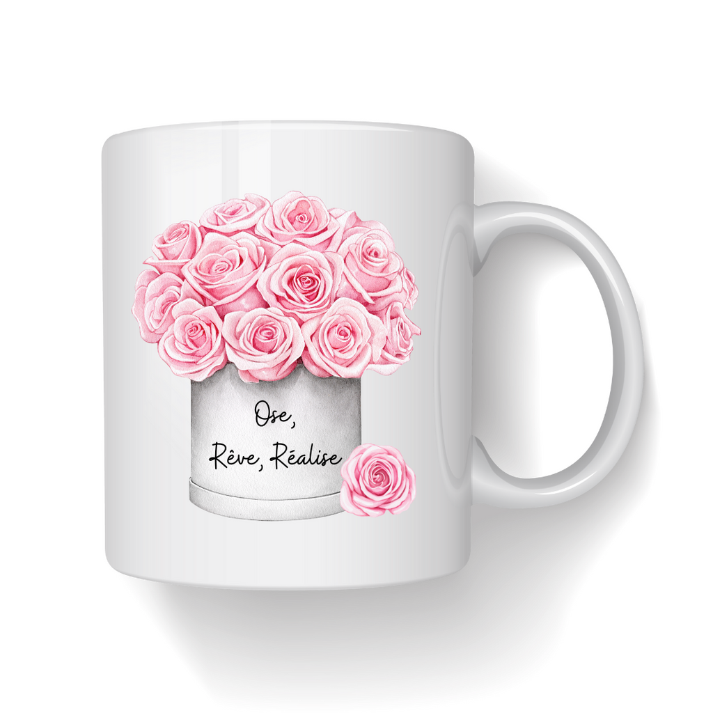 Mug "Ose, Rêve, Réalise"