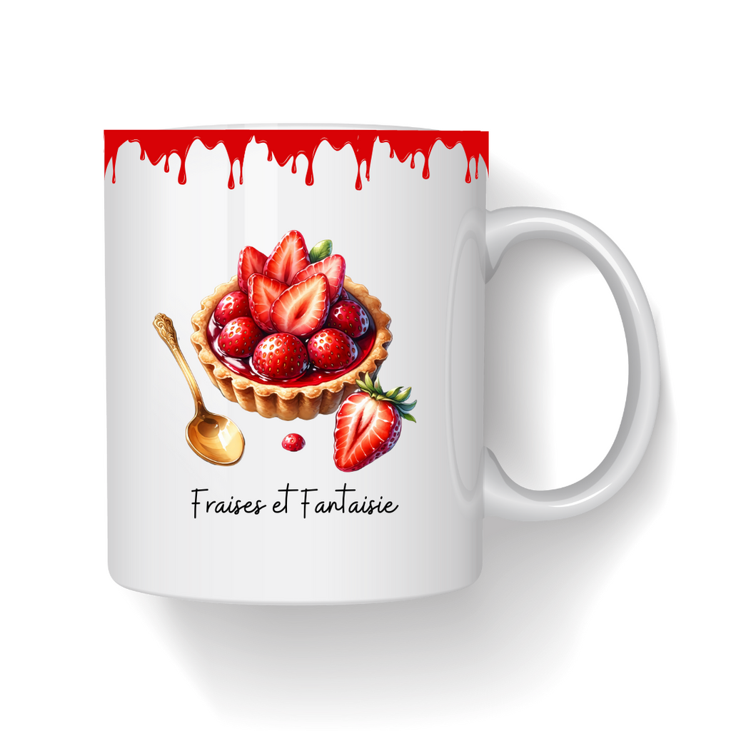 Mug "Fraises et Gourmandises"